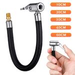 Car Air Tyre Tire Chuck Inflator Pump Hose Adapter Valve Connector Tool Clip