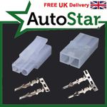 2 Pin Connector Battery Charger Adapter Accessory Lead Plug Socket fits Optimate
