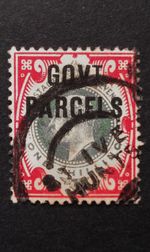 King Edward Vll GB 1/ Govt. Parcels SG.O78 Used CDs Well Centred Good Perfor. VF