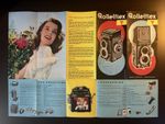 1958 Rolleiflex T Original Sales Brochure Zeiss Tessar Rollei Franke Heidecke