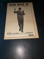 Don Rice III Dean Martin Show Rare Original Promo Poster Ad Framed!