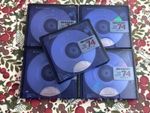 5 Sharp Purple MD74 Minidisc 74 Minutes MD  Recordable Minidisk Bundle Job Lot