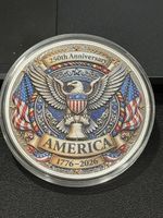 USA 250th Anniversary   .999 Copper Medal (protective Capsule) 5 full ounces 