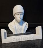 Marshall Bruce Mathers III Eminem bust figurine with stand for Audio CD 125mm