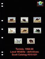 $9.10 Scott Value - 1968 TUNISIA Wildlife Camels Africa scarcer CV MNH NH UMM