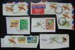 Sri Lanka, Small Selection of 15 Used Sri Lankan Stamps, On Paper