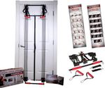 Tower 200 Door Mounted Home Gym System, Full Body Resistance Workout Equipment