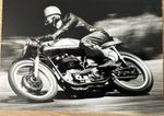 AUSTIN  CARSON      -   MOTORCYCLE RACER  -  1957 -   PHOTO