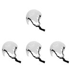 4Pcs Universal Durable Pe Cap Insert Shells Lightweight Anti-Collision Liners