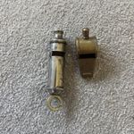 2 Vintage Whistles - Acme Scouts And Police Whistle