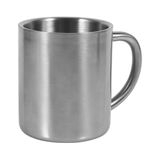 Student Stainless Steel Double Wall Mug Travel Camping Coffee Tea Milk Cup BL