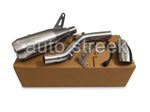 For Royal Enfield Himalayan 450 SS AEW Silencer Silver with Mid Pipe & Cat
