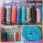 COLOURED TEXTURISED LEADROPE 2M FOR HEADCOLLARS SILVER CLIP 10% off 2 or more