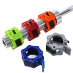 2 Inch Olympic Barbell Clamps Lock Clip Quick Release Collars Standard Gym Bar