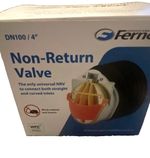 Fernco DN100 4in Plastic Non-Return Valve - Blocks Rodents & Insects anti Flood