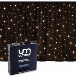 Star Cloth Drape Lighting 6 x 3m Backdrop Warm White LED Starcloth Stage Ultimax