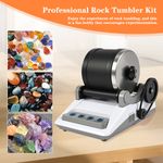 Professional Advanced Rock Tumbler Kit Rough Gemstones Grits GX Polishing New GL