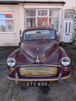 1969 Morris Minor 1000 - 4 Door Saloon - Maroon B