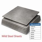 Mild Steel Sheet Metal Square Plate Panel | Cut to Size | 0.8–6mm Thick