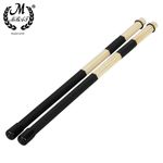 40cm/15.7" 19 Dowels Hot Rods Drum Sticks Professional Bamboo Drumsticks Brushes
