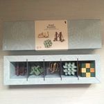 Flying Tiger Copenhagen Brain Teaser Set of 5 Wood & Metal Puzzles Age 8+
