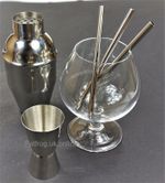 SHORT 12.5cm Straight Metal Drinking Straw Stainless Steel Reusable eco Straws 