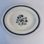 Vintage Alfred Meakin "Blue Clover" Oval Serving Platter