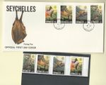 SEYCHELLES 1981 OFFICIAL 2 FDC's & MNH SET & S/S SC 479-82a FLYING FOX FREE SHIP