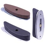 GunTuff Adjustable Rubber Recoil Butt Pad Black Brown Rifle Buttplate Shotgun