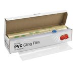 Clear Catering Cling Film Food Wrap Roll for Takeaway Kitchen 2 Sizes