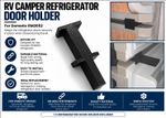 Dometic RM2652 RV Camper Refrigerator Door Holder Black Replacement Caravan