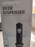Ambiano Beer Dispenser Black One Switch Operation Tower w/ Drip Tray, Cans
