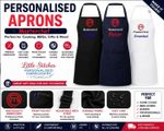Embroidered  Masterchef apron with personalised name embroidered  cooking apron