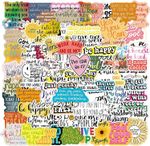 100pcs Motivational Stickers Pack Positive Quote Scrapbooking Affirmation Reward