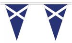 Scotland Flag Bunting Navy 5M Triangle St Andrews REAL FLAG MATERIAL
