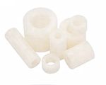 Nylon Standoff Plastic Spacers Washers - White, M3, M4, M5, M6, M8 Sizes 3-40mm
