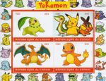 POKEMON-PIKACHU-CHARMANDER-CHARIZARD-CHIKORITA Sheet (4) Congo 2018 MNH