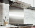 Satin Stainless Steel Cooker Splashback Brushed Kitchen Hob Splash Back Plate