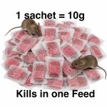 Strong Rat Poison Single Feed Rat & Mouse Killer  Poison Bait Pasta 0.3kg