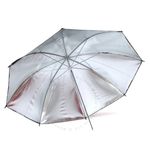 Bessel 84cm / 33inch Silver Reflective Umbrella 7mm stem fits Elinchrom lamps
