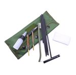 10 Piece .22 22LR .223 556 Rifle Gun Cleaning Kit Set Rod Nylon Brush Cleaner
