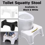 Bathroom Toilet Squatty Step Stool Squat Potty Aid for Constipation Piles Relief