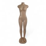 Voluptuous Brazilian Female Mannequin – Flesh-Tone, Durable Plastic Display