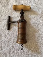 Georgian bone handle large Crank Wine Corkscrew
