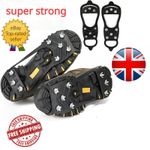 8 Teeth Ice Gripper Spikes Shoe Covers Winter Anti Slip Snow Crampons
