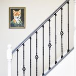 Deluxe Set of 2 "Enfield" Stair Spindles - Pattern 5 With or Without Brackets