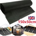 Non Slip Mat Grip Roll Rubber Matting Material Car Dashboard Liner Tray 150x50cm