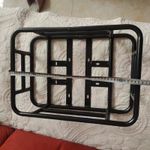 Rear Bike Basket Iron Large Capacity Rustproof Sturdy Rear Cargo Ra