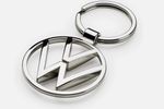 VW Metal Keyring Pendant, Silver Volkswagen 000087010BN