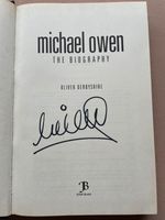 Micheal Owen Hand Signed Liverpool Autobiography Book - PSA Approved & COA